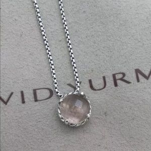 David Yurman chatelaine morganite necklace